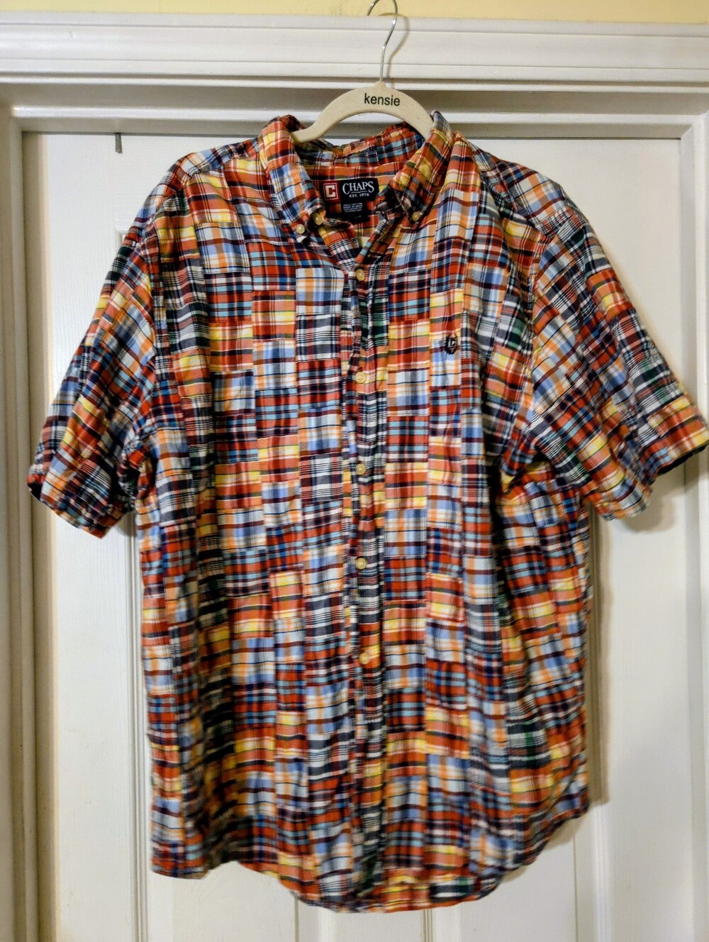 Mens Vintage Chaps Ralph Lauren  patchwork plaid